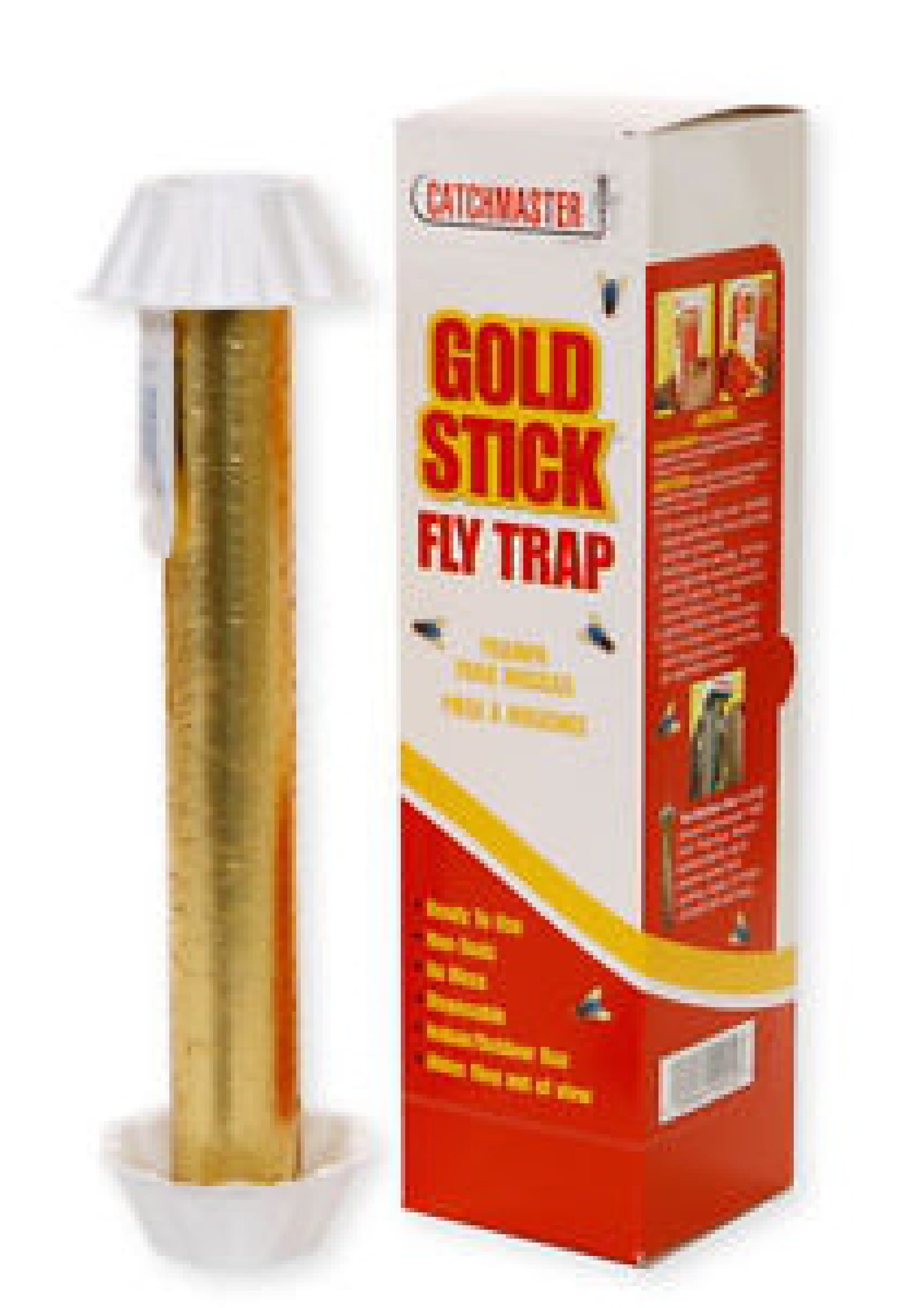 Catchmaster Mini Gold Stick Fly-12PC/Box